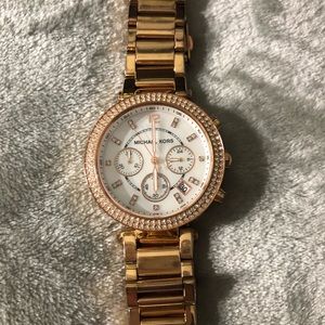 Michael Kors Parker Chrono Glitz watch